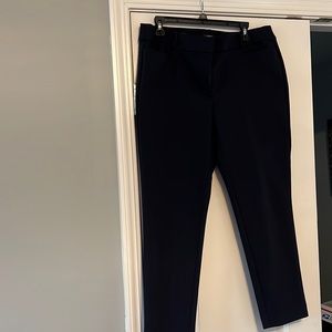 ANN TAYLOR 12 PETITE HIGH WAIST ANKLE PANT